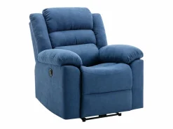 Sillón de relajación eléctrico de tela BUROLO < Vente-unique New