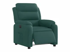 Sillón Relax * Sillón de relax | Silla | Sillón reclinable eléctrico tela verde oscuro SHL4714 Verde pino