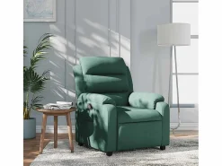 Sillón de relax | Silla | Sillón reclinable de tela verde oscuro SHL4912 < Discount