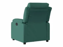 Sillón de relax | Silla | Sillón reclinable de tela verde oscuro SHL4912 < Discount