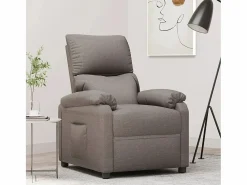 Sillón de relax | Silla | Sillón reclinable de tela gris taupe SHL3599 < Hot