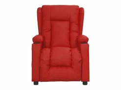 Sillón de relax | Silla | Sillón reclinable eléctrico de cuero sintético tinto SHL6335 < Online