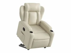 Sillón de relax | Sillón reclinable elevable cuero artificial color SHL4404 < New