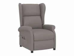 Sillón de salón | Silla | Sillón orejero reclinable eléctrico tela taupe SHL5102 < Hot