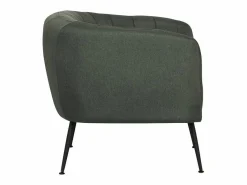 Sillón de tela "Diana" - 81 x 73 x 72 cm - Gris oscuro < Habitat et jardin Outlet