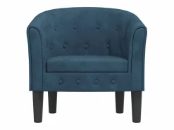 Sillón de terciopelo oscuro < Clicnbuy Outlet
