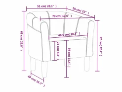 Sillón de terciopelo tinto < Clicnbuy Online