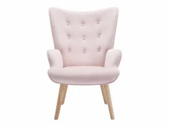Sillón de terciopelo de estilo escandinavo VATELY < Vente-unique New