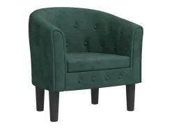 Sillón de terciopelo oscuro < vidaxl Sale