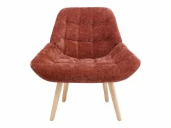 Sillón en tela texturizada color LUOSTO < Vente-unique Clearance