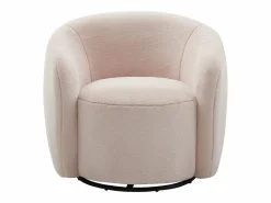 Sillón giratorio en piel sintética de pelo color VEREIDE < Vente-unique Clearance