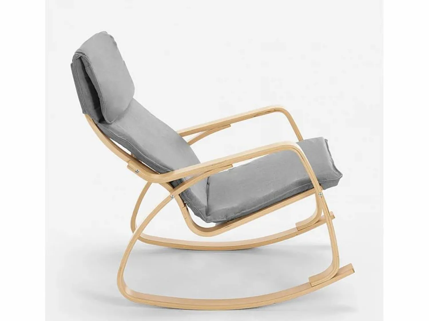 AHD Sillón Balancín | Sillón mecedora de madera con diseño escandinavo Aalborg -