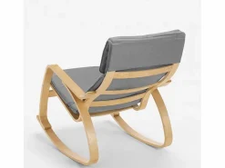 AHD Sillón Balancín | Sillón mecedora de madera con diseño escandinavo Aalborg -