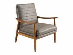 Angel Cerda Sillón De Piel * Sillón piel gris oscuro 5130 Beige