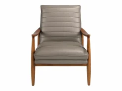 Angel Cerda Sillón De Piel * Sillón piel gris oscuro 5130 Beige