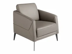 Angel Cerda Sillón De Piel * Sillón piel gris oscuro 5134 Beige