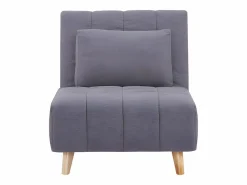 Vente-unique Sillón Escandinavo|Sillón Cama | Sillón 1 plaza convertible de tela color STREVI