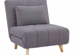 Vente-unique Sillón Escandinavo|Sillón Cama | Sillón 1 plaza convertible de tela color STREVI