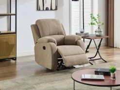 Sillón reclinable de microfibra color - BRODY < Vente-unique Outlet