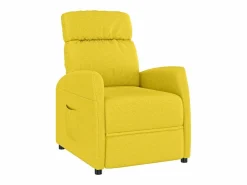 vidaxl Sillón Relax * Sillón reclinable de tela amarillo claro Rojo