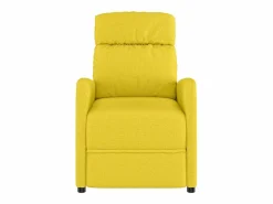 vidaxl Sillón Relax * Sillón reclinable de tela amarillo claro Rojo