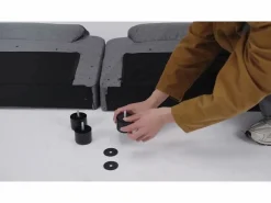 Sillón reclinable de tela < vidaxl Sale