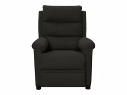 vidaxl Sillón Relax * Sillón reclinable de tela Negro