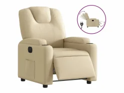 Sillón reclinable eléctrico de tela < vidaxl Hot