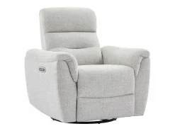 Sillón relax eléctrico en tejido texturo BREVIO < Vente-unique Hot