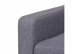 Mobikasa Sillón Club * Sillón silla asiento de salón sofá club de diseño sala de estar tela 1102324 Gris