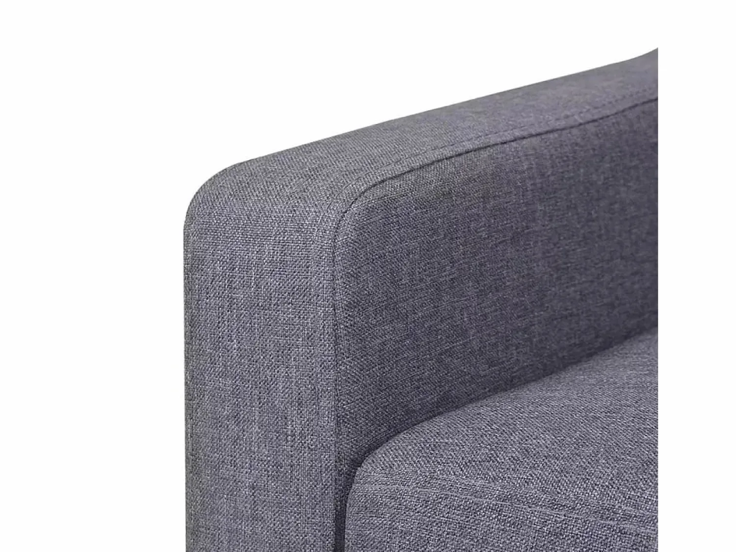 Mobikasa Sillón Club * Sillón silla asiento de salón sofá club de diseño sala de estar tela 1102324 Gris