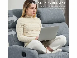 Sofá Andros reclinable 101x118x95 cm < Homcom Best