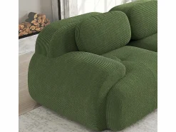 Sofá angular 3 plazas modular - de Pana - con 3 cojines y 2 otomanas - 298x178x75cm - < DripeX Best
