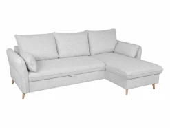 Sofá cama con chaise longue a la derecha y canapé - DRISS < Miliboo
