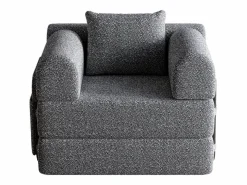 Hauss Spole Sillón Cama * Sofá cama convertible - Individual - Tela de chenilla Gris