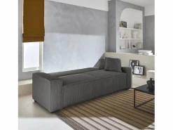 Sofá cama de pana de 3 plazas oscuro < Sweeek Discount