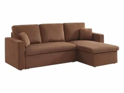 Sweeek Sofá Modular | Sofá cama de pana de 3 plazas óxido