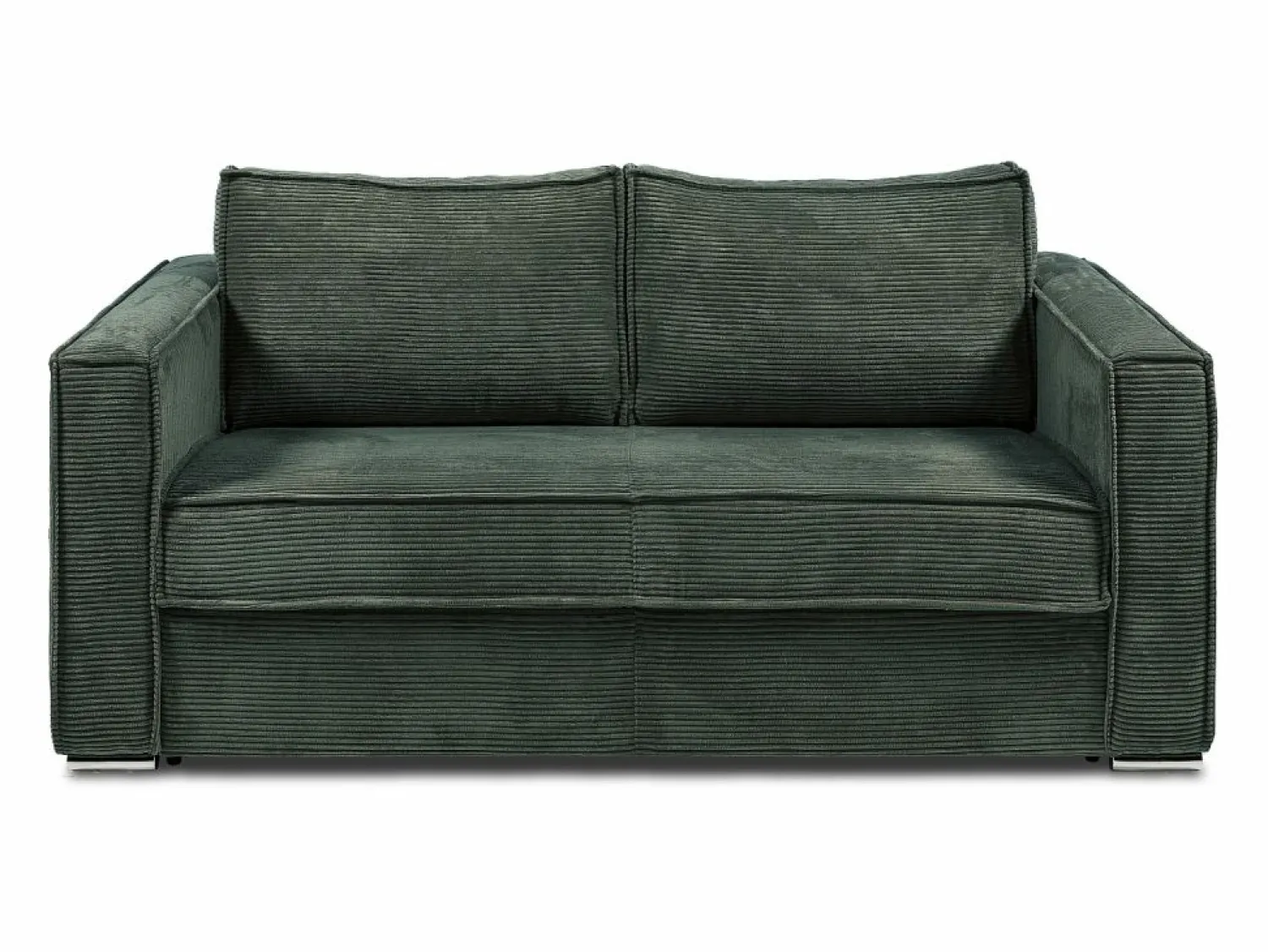 Sofá cama de 3 plazas con apertura italiana de pana beige LORETO < Vente-unique Sale