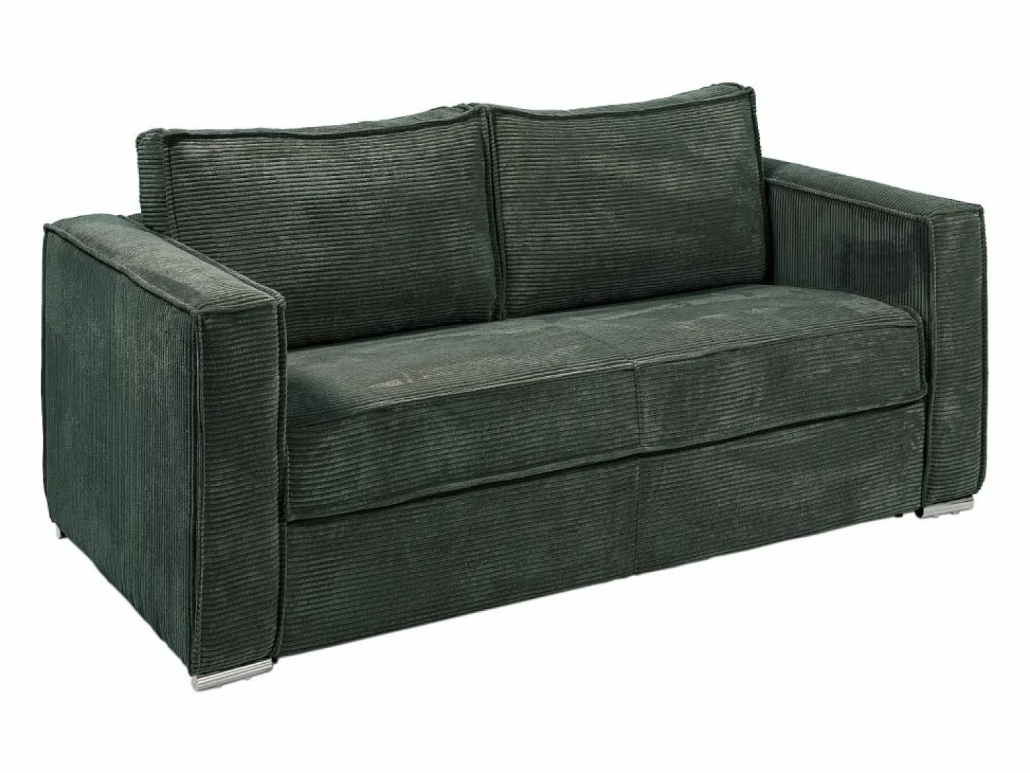 Sofá cama de 3 plazas con apertura italiana de pana beige LORETO < Vente-unique Sale