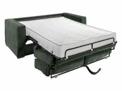 Sofá cama de 3 plazas con apertura italiana de pana beige LORETO < Vente-unique Sale