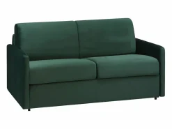 Sofá-cama de 3 plazas de terciopelo CALIFE < Vente-unique Outlet