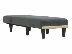 Diván Cama | Sofá cama de tela oscuro PWFG53384