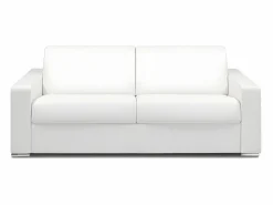 Sofá cama italiano 4p 22 cm piel sintética CALITO < Vente-unique Best