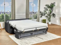 Sofá cama italiano 3p 22 cm tela - Color CALIFE < Vente-unique Clearance
