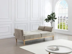 Sofá cama 3 plazas clic-clac de tela AMBRILO < Vente-unique Best