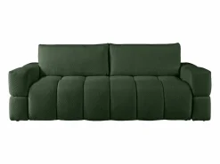 Sofá cama 3 plazas en tela de bouclé ISSORO II < Vente-unique New