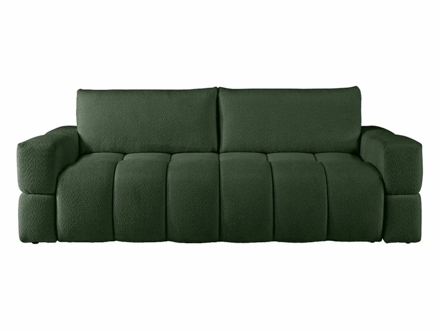 Sofá cama 3 plazas en tela de bouclé ISSORO II < Vente-unique New
