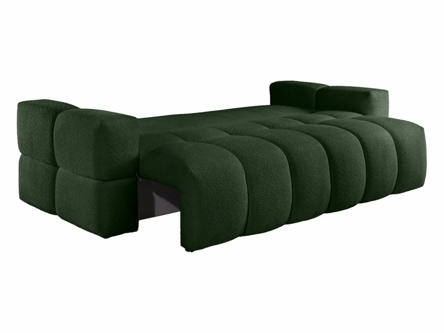 Sofá cama 3 plazas en tela de bouclé ISSORO II < Vente-unique New