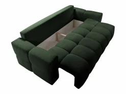 Sofá cama 3 plazas en tela de bouclé ISSORO II < Vente-unique New