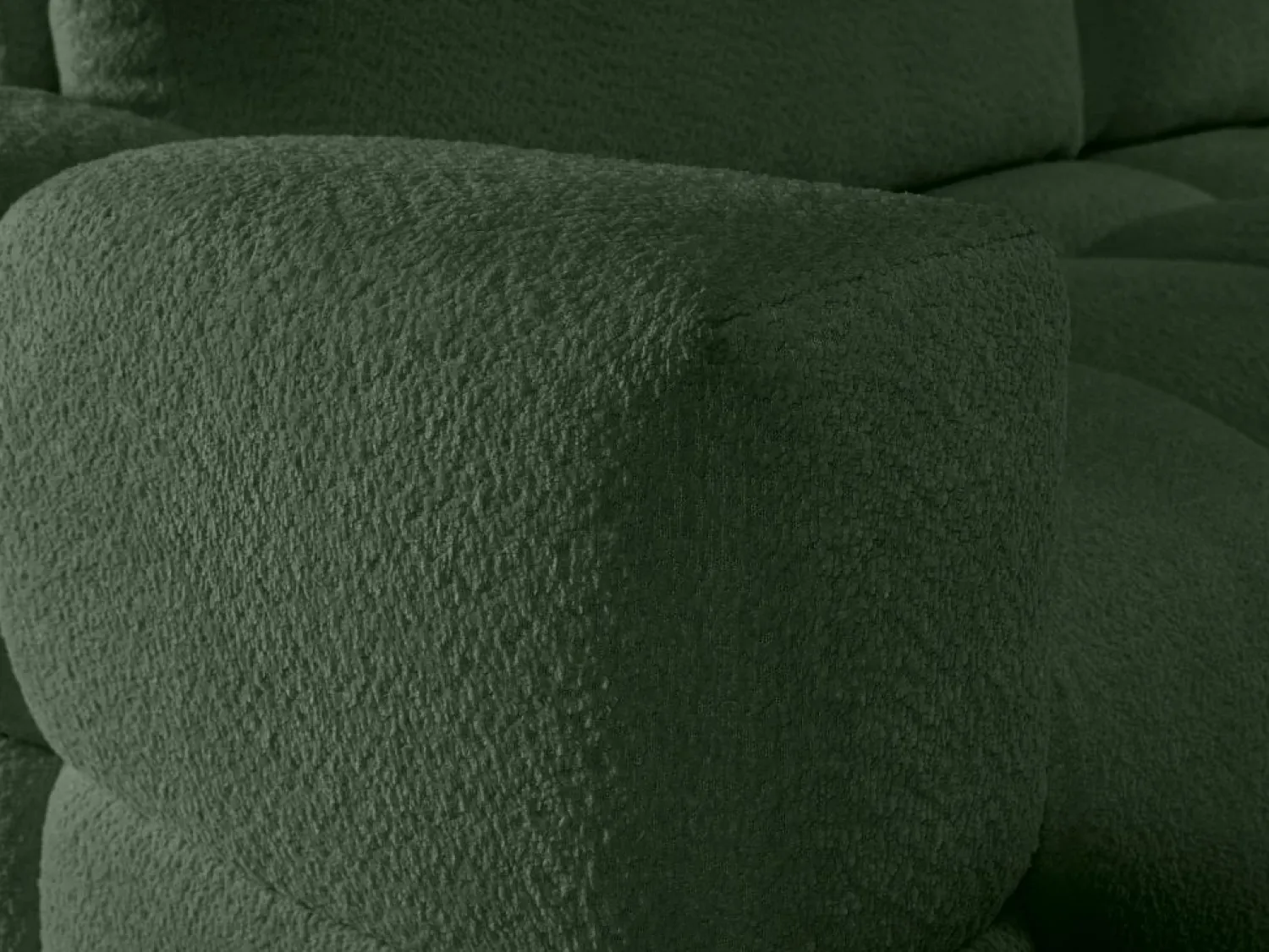 Sofá cama 3 plazas en tela de bouclé ISSORO II < Vente-unique New
